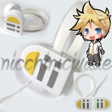 国内より発送☆鏡音レン ヘッドホン☆ボカロコスプレ道具小物