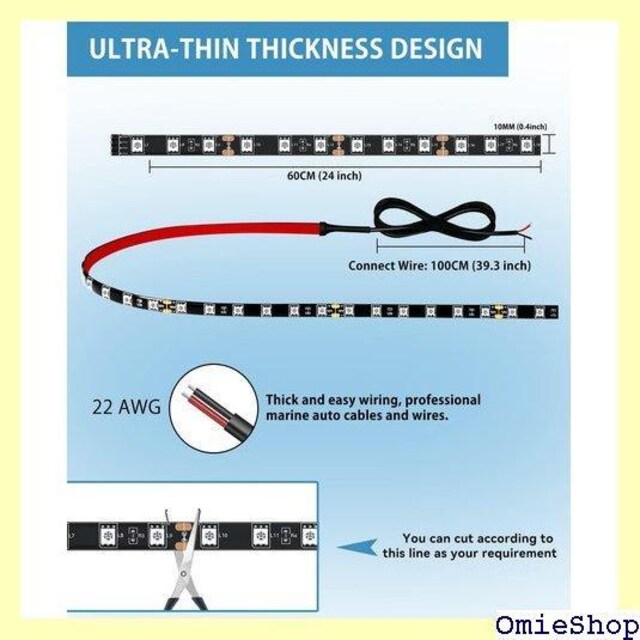 ԓp LEDe[vCgڑ\ 60CM tbg ede[vCgԗp u[ Px h ؒf 4{ 198  /oCN