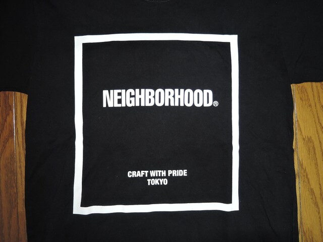NEIGHBORHOOD lCo[tbh TVc XS  BOX LOGO TEE S Jbg\[ TVc  uh 