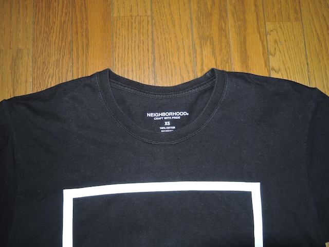 NEIGHBORHOOD lCo[tbh TVc XS  BOX LOGO TEE S Jbg\[ TVc  uh 