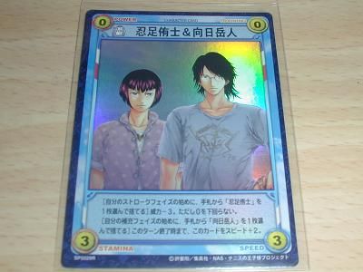 テニスの王子様 トレーディングカード レア以上 忍足 向日 テニスの王子様 トレーディングカード レア以上 忍足 向日