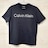 カルバンクライン Tシャツ M 半袖 プリント ロゴ コットン 黒 ブラック