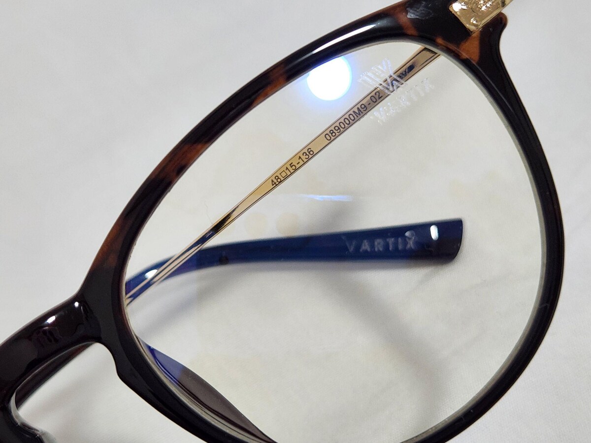 正規 良 希少 VARTIX バテックス ウェリントン ブルーライト