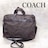 COACH 2wayビジネスバッグ ブリーフケース ダークブラウン レザー