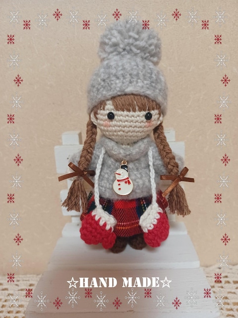 Hand made@@X'MAS*o*̎q݂݁obO`[ 