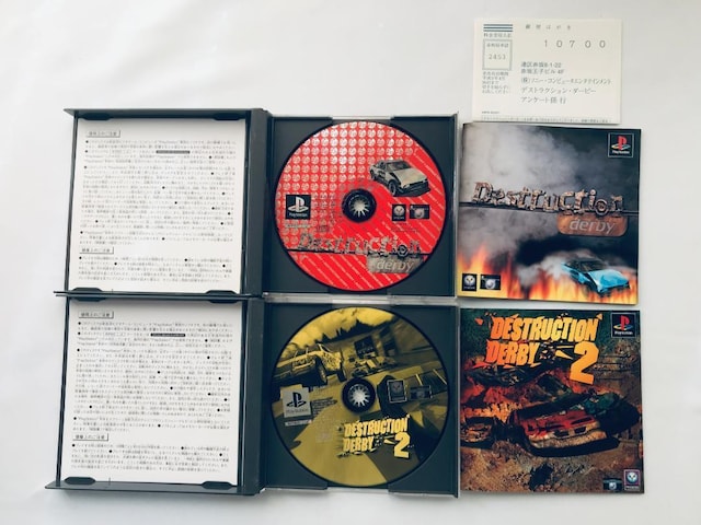 fXgNV_[r[@DESTRUCTION DERBY@2@nKL PS@Zbg PlayStation Postcard  Q[{/\tg 