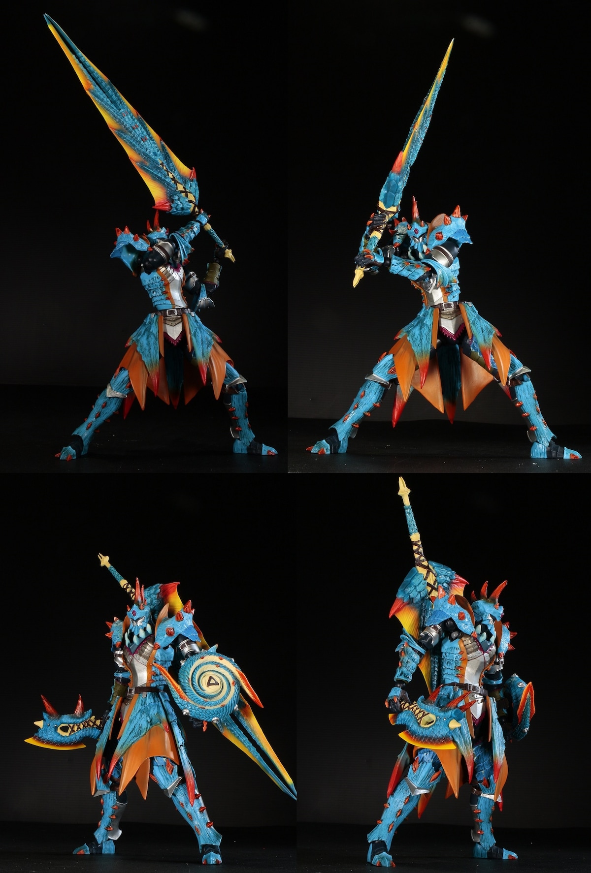 【ハンターラギアX・武器 2点セット】 モンハン　プライズ フィギュア ハンターラギアX・武器 2点セット】 モンハン プライズ