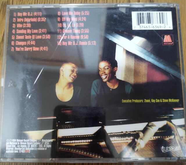 ZHANE Pronounced Jah-Nay @CD  CD/DVD/rfI 
