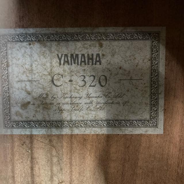 YAMAHA }n NVbNM^[ C-320 M^[X^hZbg  zr[ 