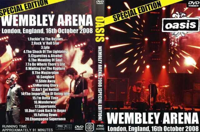 OASIS WEMBLEY ARENA 2008 IAVX 