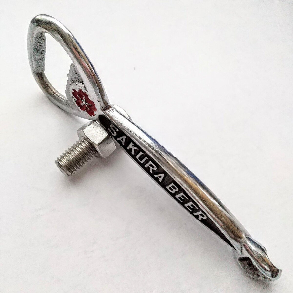 サクラビール 栓抜き SAKURA BEER Botoru Opener 中古品 錆び