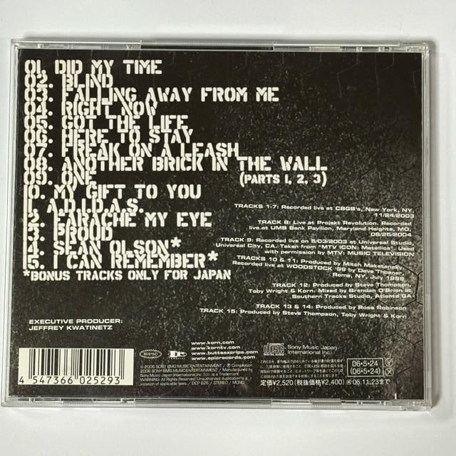KORN / LIVE & RARE  CD/DVD/rfI 