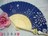 幻想艶【恋 花火】インテリア.祭り.花火大会に♪カメリア.薔薇.パールデコ扇子