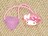 未使用☆マイメロディ*ハートビーズ入りヘアゴム*ピンク系
