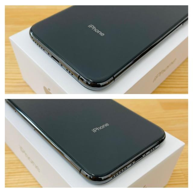 B 100% iPhone XS 64 GB SIMt[ ubN {  Ɠd/AV 
