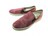 1円~C147新品Dedesジュート巻きスリッポンシューズ25.5aWINE♂