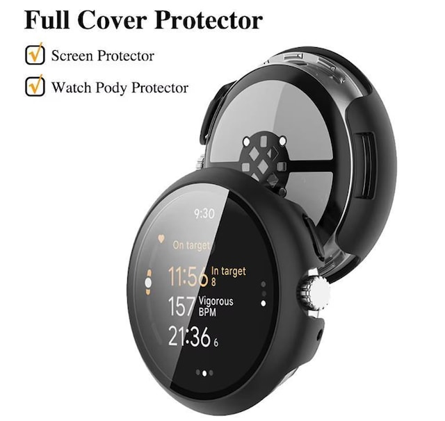 Google Pixel Watch 3 2 1 41mm Jo[ KX tB ubN P[X  sNZ EHb`  Ɠd/AV 