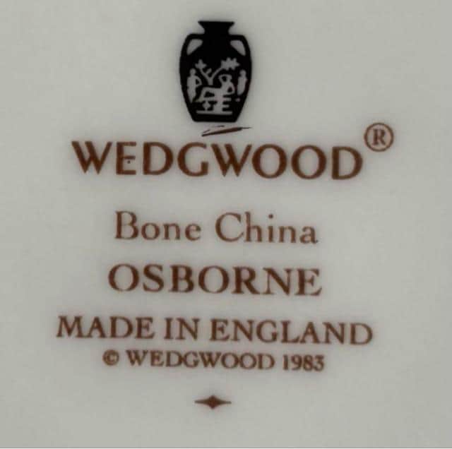 yVigpz󏭁1983N EGbWEbh WEDGWOOD IY{[ Jbv&\[T[  OSBORNE eB[Jbv  CeA/Ct 
