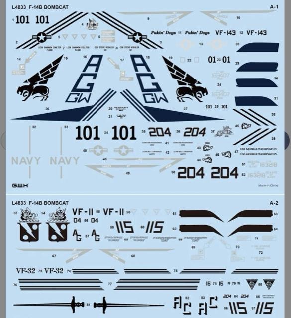 Great Wall Hobby(O[gEH[zr[) AJCR F-14B {Lbg (vf)  zr[ 
