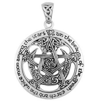 DD: Extra large Cut Out Moon Pentacle