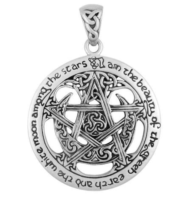 DD: Extra large Cut Out Moon Pentacle   ANZT[/v 