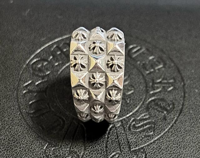CHROME HEARTS/クロムハーツ CHプラス ピラミッド リング GRUATD