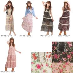 ハンドメイド　小花柄くまさんワンピ　y2k 森ガール ハンドメイド 小花柄くまさんワンピ y2k 森ガール - メルカリ