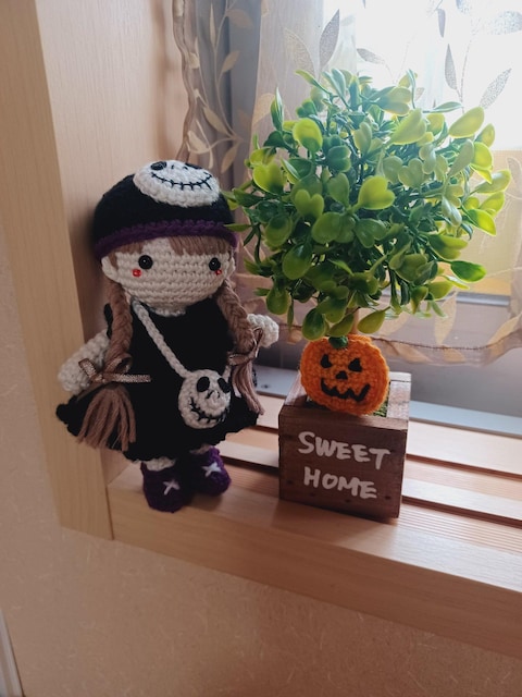 Hand made@@HALLOWEEN*̎q*݂*L[z_[OK