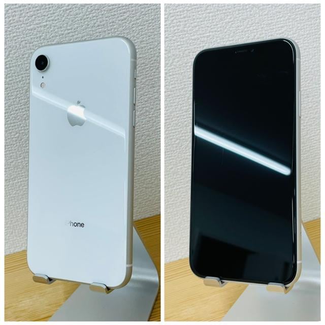 A 100% iPhone XR 64 GB zCg@SIMt[@{  Ɠd/AV 