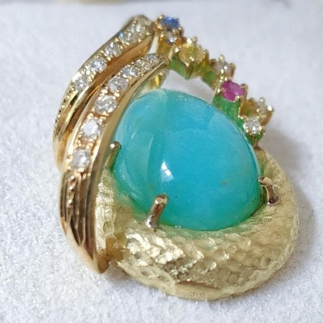 _Ch~JZhj[ y_ggbv K18YG 6.70ct 7.5g  ANZT[/v 