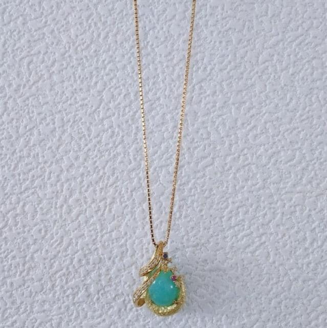_Ch~JZhj[ y_ggbv K18YG 6.70ct 7.5g  ANZT[/v 