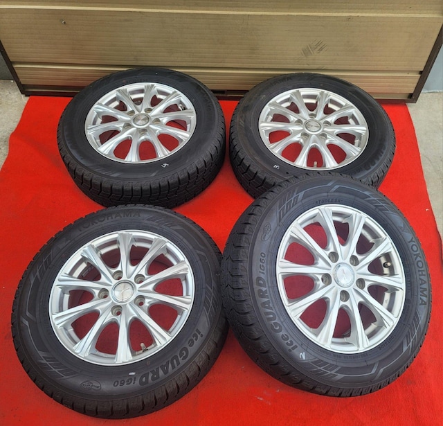 WEDS/JOKER 15C`6J+53 5PCD114.3Rn} ice GUARD IG60 4{Zbg195/65R1  /oCN