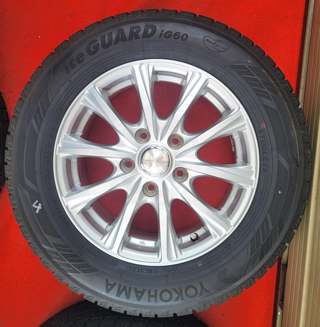 WEDS/JOKER 15C`6J+53 5PCD114.3Rn} ice GUARD IG60 4{Zbg195/65R1  /oCN