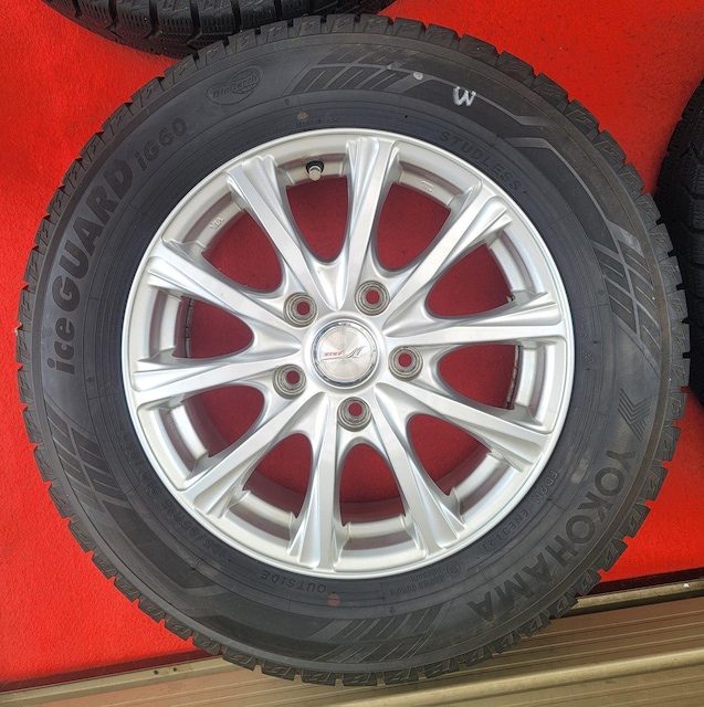 WEDS/JOKER 15C`6J+53 5PCD114.3Rn} ice GUARD IG60 4{Zbg195/65R1  /oCN