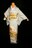 【最高級】新品同様 京友禅 賢三作 金駒シシュウ 花扇 1つ紋 衿比翼付き 色留袖 身丈160.5cm 裄63.5cm T3411