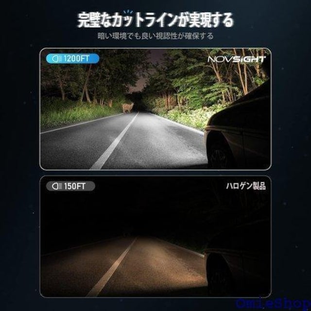 NOVSIGHT led wbhCg h7   2vԑΉ IP68 ȒPɎt ̔ 2Zbg 573  /oCN