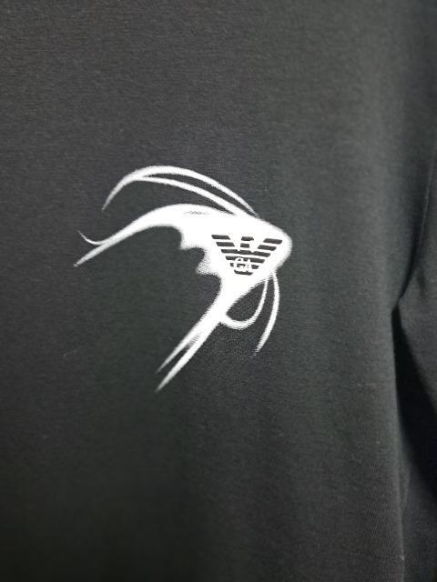 国内即発★EMPORIO ARMANI★イーグルロゴ ロングTシャツ ☆EMPORIO ARMANI エンポリオ アルマーニ ロゴ イーグル 長袖T