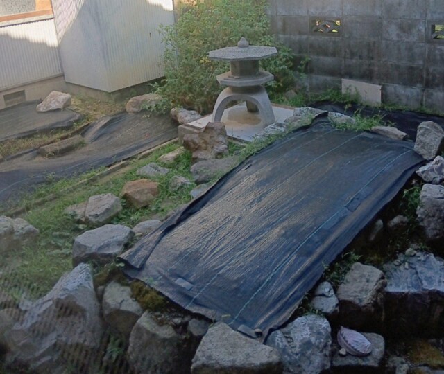 Japanese stone lantern a뉀p  CeA/Ct 