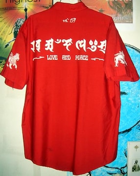 M-69 IWi Love and Peace [NVc S/S Work Shirts W}CJ QG 