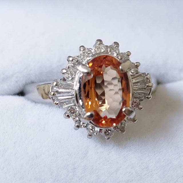 _Ch~CyAgp[Y O Pt900 1.35ct 0.35ct 6.3g  ANZT[/v 