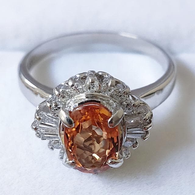 _Ch~CyAgp[Y O Pt900 1.35ct 0.35ct 6.3g  ANZT[/v 