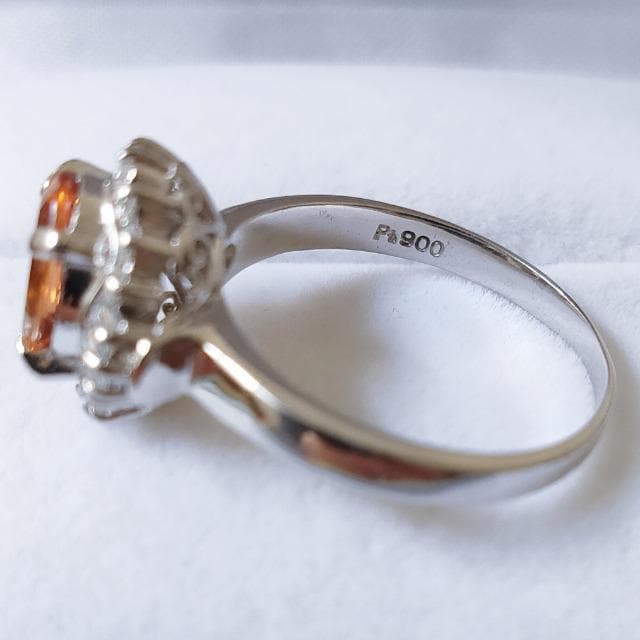 _Ch~CyAgp[Y O Pt900 1.35ct 0.35ct 6.3g  ANZT[/v 