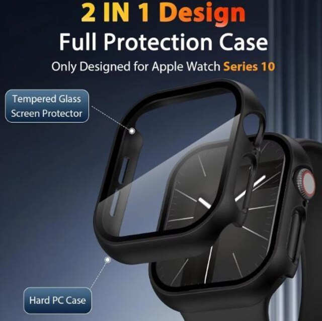 AppleWatch P[X AbvEHb` 10 NA Jo[ KX 46mm ی P[X applewatch10