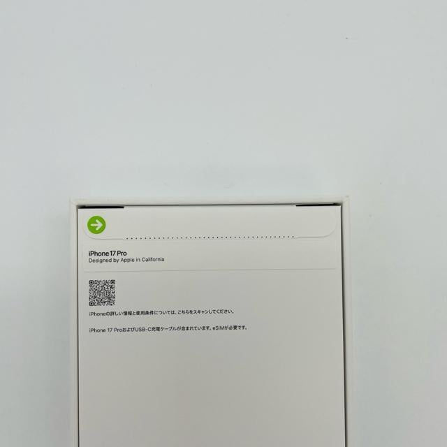 J iPhone 17 Pro 256 GB SIMt[ u[ {  Ɠd/AV 
