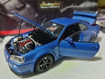   1/24 ײ R34 GT-R V߯U ޲ٰ