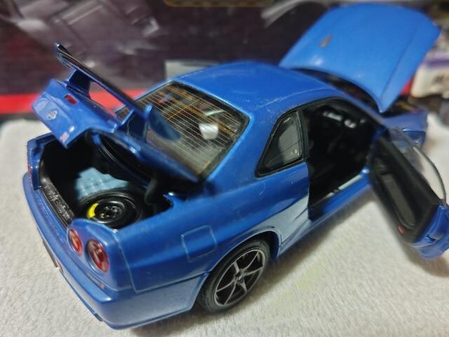 Gu  1/24 XJCC R34 GT-R VXybNU xCTChu[  zr[ 