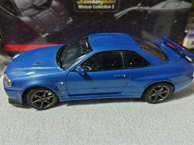 Gu  1/24 XJCC R34 GT-R VXybNU xCTChu[  zr[ 