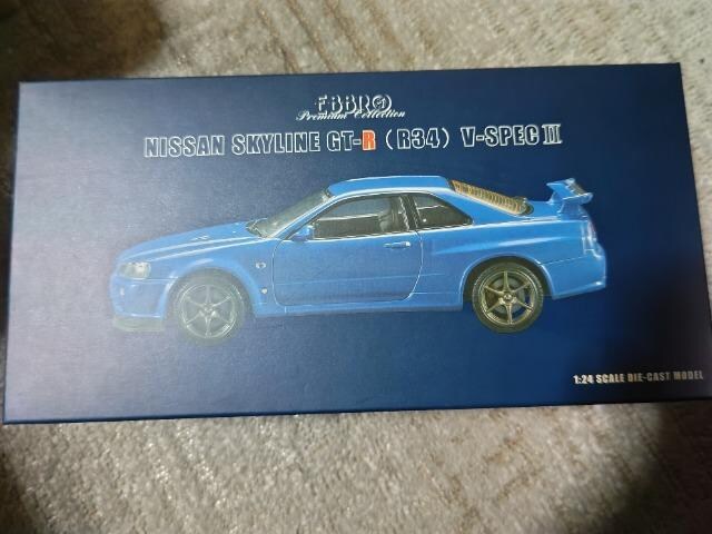 Gu  1/24 XJCC R34 GT-R VXybNU xCTChu[  zr[ 
