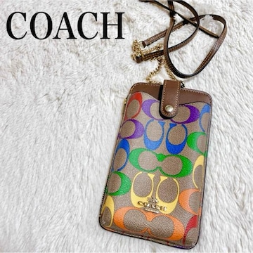 ɔi COACH R[` C{[ VOl`[ PVC V_[obO