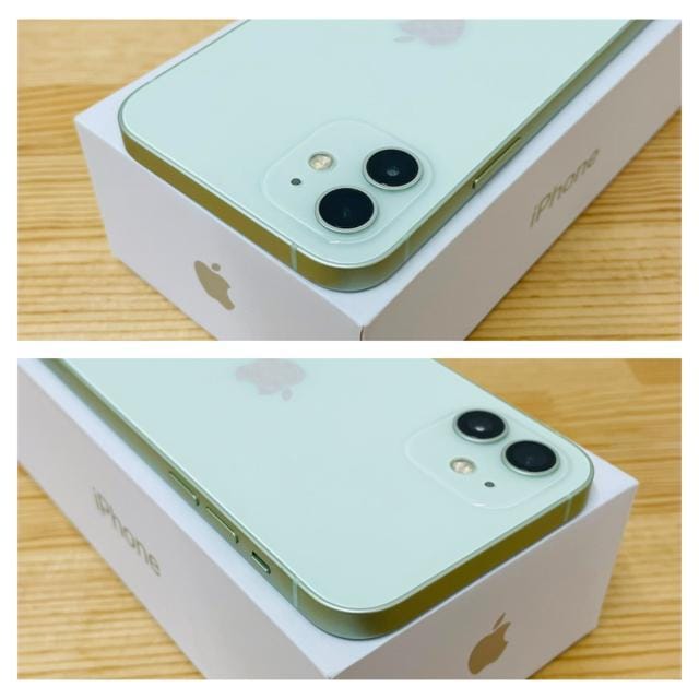 B 100% iPhone 12 256 GB SIMt[ O[@{  Ɠd/AV 